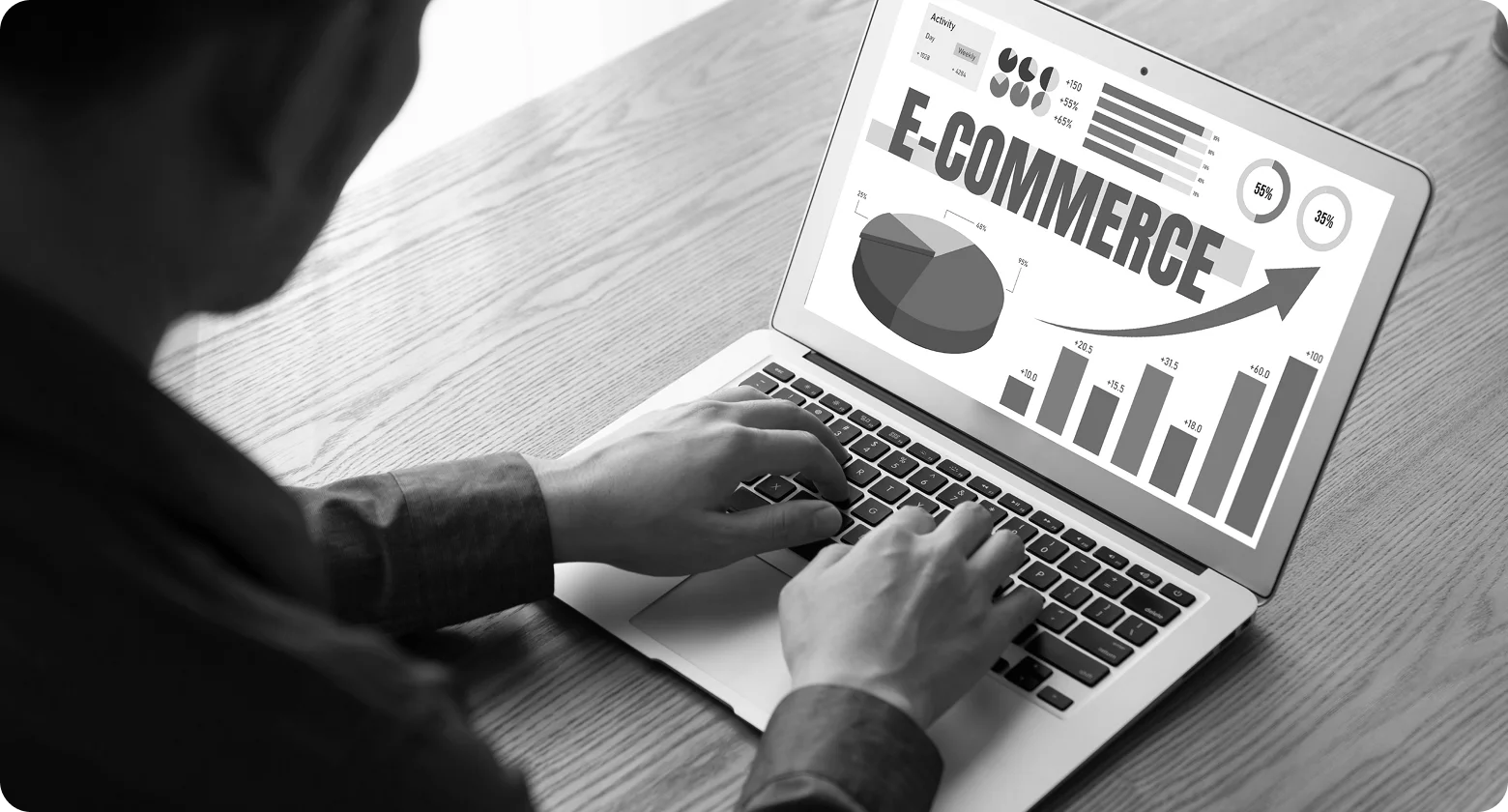 E-commerce growth dashboard for high-volume online store projects
